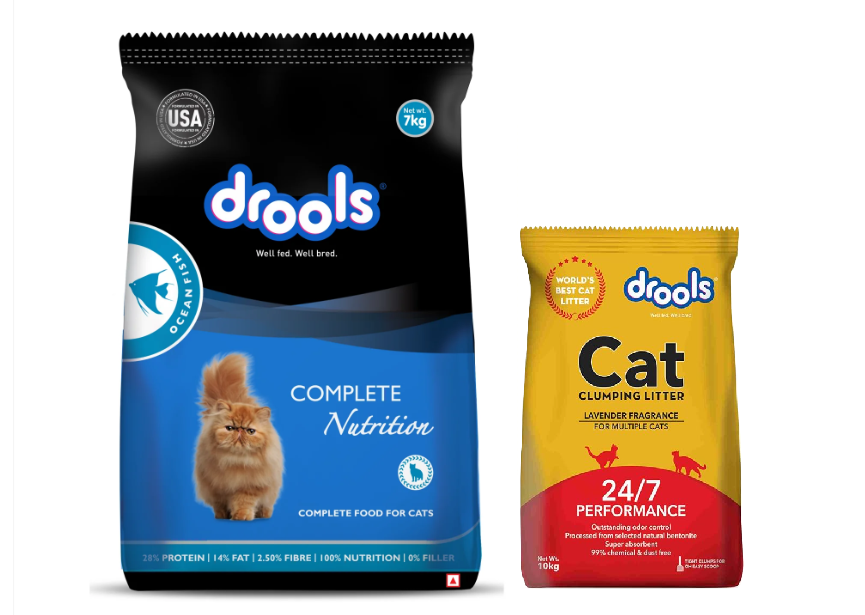 Drools Ocean Fish Dry Food For Cat - 7 kg (FREE 10 KG DROOLS LITTER)